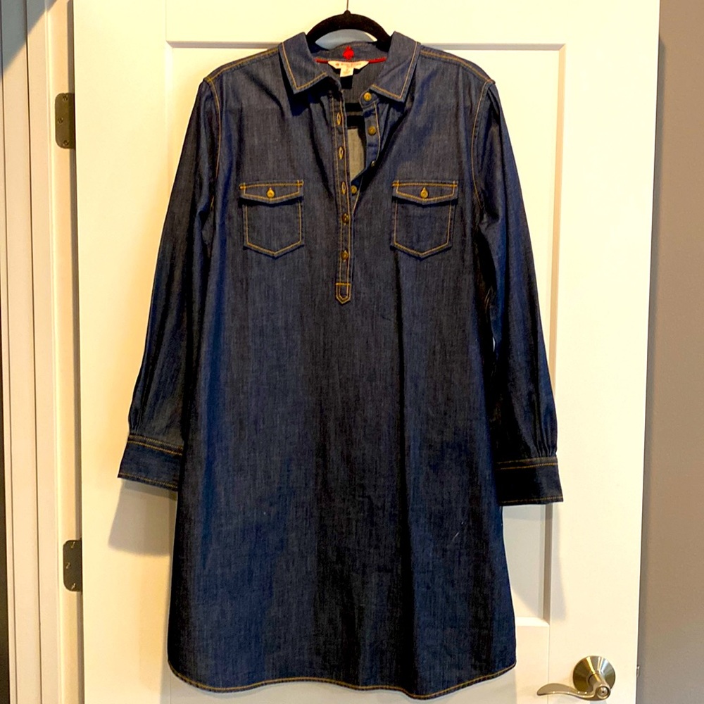 NWOT Brooks Brothers Denim Shirtdress